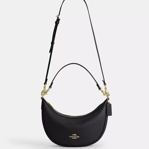 Coach Black and Gold Shoulder Bag